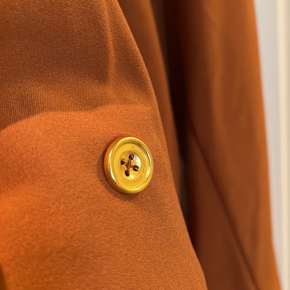 Oversized Terracota Breasted Blazer Dress Brand New with tags XL - Picture 5 of 10